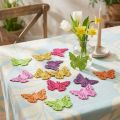 Schmetterlings-Streudeko aus Holz, 4×3 cm, 72 Stück, farblich gemischt, FSC-zertifiziert, Frühling | Floristik24.at