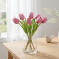 Künstliche Tulpen lila 20 cm 6er-Set Dekoration | Floristik24.at
