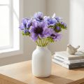 Kunstblumenstrauß Anemone Windröschen Blau Lila 28 cm | Floristik24.at