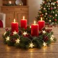 LED-Lichterkette Sterne mit 20 Micro-LEDs Warmweiß und Timer, Innen | Floristik24.at