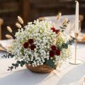 Weißes Schleierkraut künstlich aus Kunststoff, Gypsophila, L30cm, 12 Stiele | Floristik24.at