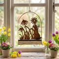 Osterdekoration Metall Hängedeko Rost-Optik Hase 20×5×29,5cm | Floristik24.at