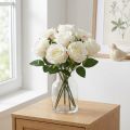 Künstliche Rosen im Bund Weiß 30cm 8 St | Floristik24.at