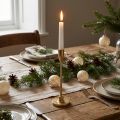 Kerzenständer Metall Gold Ø8,5cm H26cm | Floristik24.at
