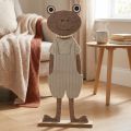 Filz-Dekofigur Frosch mit Latzhose Beige 51,5cm | Floristik24.at