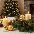 Weihnachtskugeln Kunststoff Gold 6cm 12 Stück | Floristik24.at
