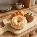 Dekoration Donut Kunststoff Nachbildung Creme-Orange Ø 8 cm | Floristik24.at