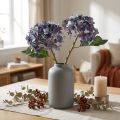 Künstliche Hortensie Blau Lila 34cm 2 Stück | Floristik24.at