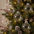 Weihnachtskugel Glas Ø6cm klar 24 St | Floristik24.at