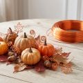 Aluminiumdraht Orange 2mm 500g 60m für Dekoration und Bastelarbeiten | Floristik24.at