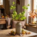 Hopfenzweig künstlich 70cm Grün Kunststoff 2 Stück | Floristik24.at