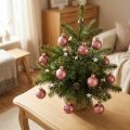 Mini Weihnachtskugeln Altrosa Ø 2,5 cm Glas 22 Stück | Floristik24.at
