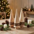 Mini Holz-Tannenbaum Natur 13,5 cm 3er-Set | Floristik24.at