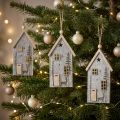 Weihnachtsdeko Filzhäuschen