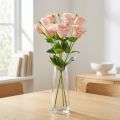 Kunstblumen Eustoma Lisianthus Rosa 52cm 5 Stiele | Floristik24.at