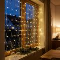 Lichtervorhang 120 LED warmweiß 100×180cm Innenbereich | Floristik24.at