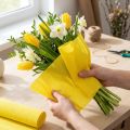 Floristen-Krepppapier Gelb 50 cm x 250 cm für Dekorationen | Floristik24.at