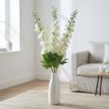 Delphinium Weiß Künstliche Seidenblumen 80 cm 3 Stück | Floristik24.at