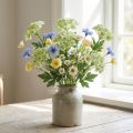 Künstlicher Dill Weiß 49cm 6er-Set aus Kunststoff | Floristik24.at