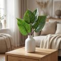 Philodendron Kunstpflanze, 39 cm, grüne Blätter, Kunststoff | Floristik24.at