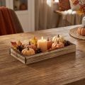 Holztablett geflammt rechteckig 20x10x3cm für Wohn- und Tischdekoration | Floristik24.at
