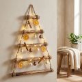 Wanddekoration Weihnachtsbaum Holz geflammt 50×65 cm | Floristik24.at