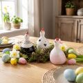 Dekofiguren aus Keramik Hühner Küken Set 9,5cm mehrfarbig 3-teilig | Floristik24.at