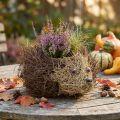 Pflanzgefäß Igel aus Reben Braun 22x25cm für Innen- und Außendekoration | Floristik24.at