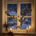 Metallsterne Schwarz 15 cm – 6 Stück zur Weihnachtsdekoration | Floristik24.at