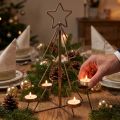 Teelichthalter Tannenbaum Bronze Ø27cm H38cm | Floristik24.at