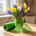 Vliesmaterial Tischband 8cm x 25m Grün für Dekorationen | Floristik24.at