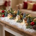 Kunstschnee Weiß 50g aus Polyethylen für Weihnachtsdekoration | Floristik24.at