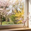 Fensterdekoration Fee aus Metall, 15×10cm, Weiß, für Frühling, 2 Stück | Floristik24.at