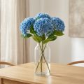 Künstliche Hortensie Blau 69cm aus Textil und Kunststoff für Dekoration | Floristik24.at