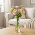 Glasflasche Vase klar Ø8cm 22cm für Blumen und Deko | Floristik24.at
