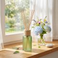 Raumduft Diffuser Glasflasche Grün 100 ml mit Holzstäbchen | Floristik24.at