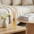Diffuser Glasflakon mit Holzverschluss 100ml Transparent Duft Wilde Birne | Floristik24.at
