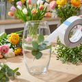 Transparentes doppelseitiges Klebeband aus Acryl 25mm x 25m für Dekoration und Bastelarbeiten | Floristik24.at
