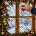 Glitzernde Deko-Sterne aus