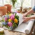 Floristenkrepppapier Weiß 50×250cm 5 Rollen für Bastel- und Dekorationszwecke | Floristik24.at
