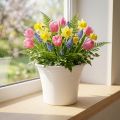 Blumentopf Plastik Weiß Ø17cm H14cm für Innenbereich | Floristik24.at