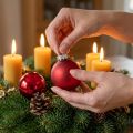 Weihnachtskugel Ø4cm Rot Glanz/Matt 24 St | Floristik24.at