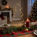 LED Weihnachtsbaum aus Metall 47cm batteriebetrieben für Innen | Floristik24.at