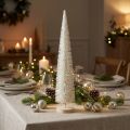 Deko Tannenbaum künstlich 60cm Weißgrau für Tischdekoration | Floristik24.at