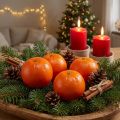 4er-Set Künstliche Orangen Ø8cm Kunststoff Deko-Früchte für Innenbereich | Floristik24.at