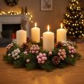 Mini-Weihnachtskugeln aus Glas Ø20mm, Rosa und Creme, 140 Stück | Floristik24.at
