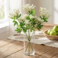 Künstliche Wilde Möhre Wiesenblume 76cm 3St Weiß Grün | Floristik24.at