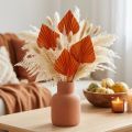 Mini Palmspear Orange aus natürlichem Palmenblatt, ca. 30–40 cm, 100 Stück | Floristik24.at