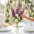 Dekorative Delphinium Kunstblumen 79 cm Lila 3er-Set | Floristik24.at