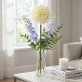 Künstlicher Allium Cremeweiß Ø18cm L90cm für Wohnraum | Floristik24.at